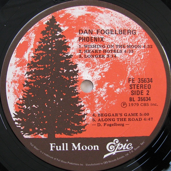 Dan Fogelberg - Phoenix | Epic (FE 35634) - 5