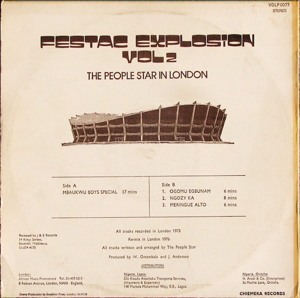 baixar álbum The People's Star - Festac Explosion 77 Vol 2 The People Star In London