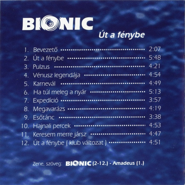 descargar álbum Download Bionic - Út A Fénybe album