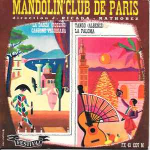 Mandolin' Club De Paris - Tango album cover