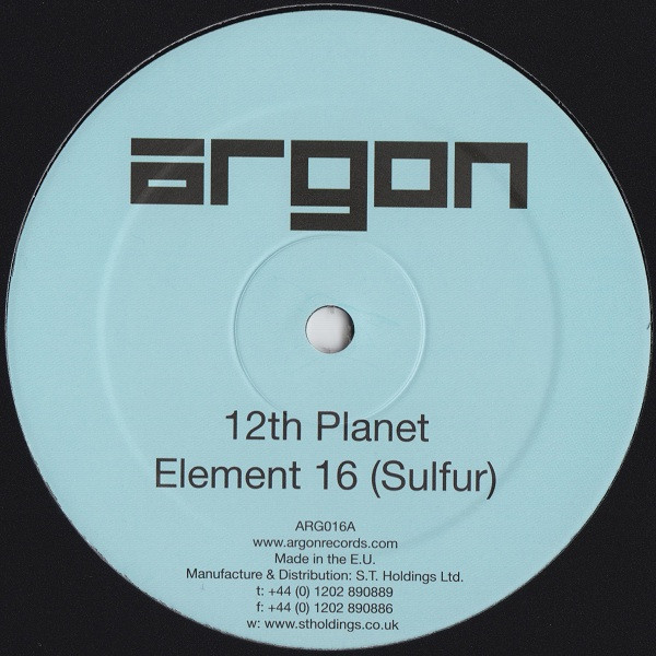 descargar álbum 12th Planet - Element 16 Sulfur Just Cool