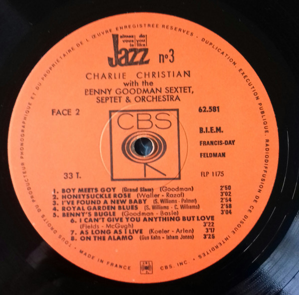 lataa albumi Charlie Christian With The Benny Goodman Sextet, Septet And Orchestra - Solo Flight