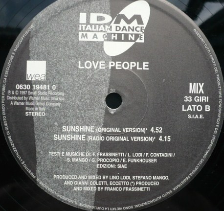 télécharger l'album Love People - Sunshine
