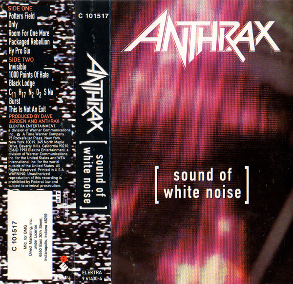 在庫一掃60％Off Anthrax – Sound Of White Noise アナログレコード 本