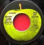 Cover of Instant Karma (We All Shine On), 1970, Vinyl