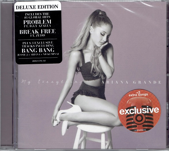 ARIANA GRANDE/CD PLATINUM DISC & PHOTO DISPLAY/LIMITED EDITION/MY EVERYTHING