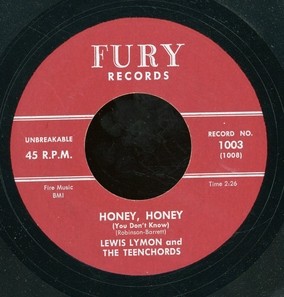 Lewis Lymon And The Teenchords – Honey, Honey (You Don't Know) / Please  Tell The Angels (Vinyl) - Discogs