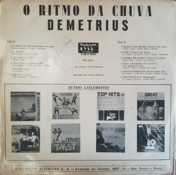 Album herunterladen Demetrius - Ritmo Da Chuva