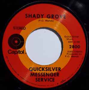 Quicksilver Messenger Service - Shady Grove album cover