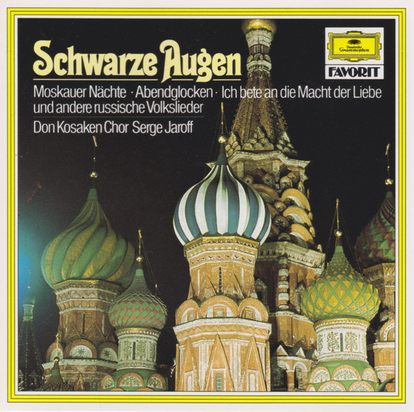 lataa albumi Don Kosaken Chor Serge Jaroff - Schwarze Augen