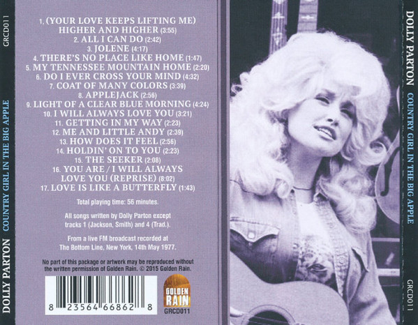 ladda ner album Dolly Parton - Country Girl In The Big Apple