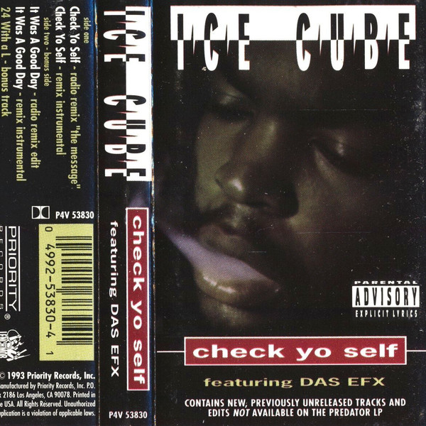 Ice Cube – Check Yo Self (1993, Cassette) - Discogs