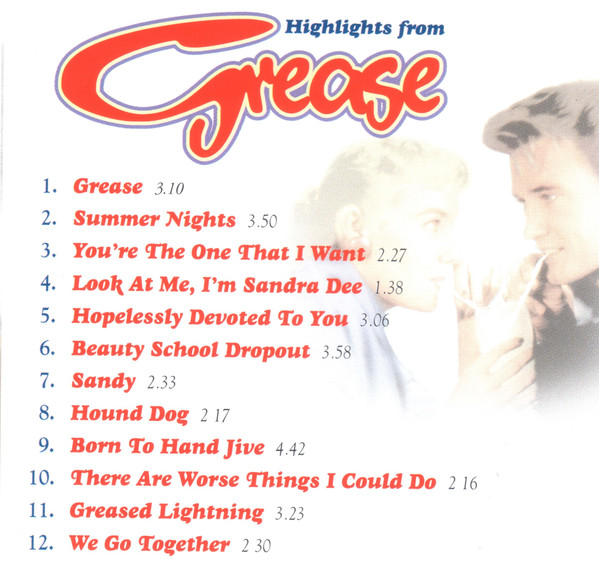 last ned album Various - Highlights From Grease