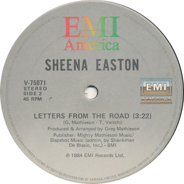 Sheena Easton - Strut | EMI America (V-75071) - 4