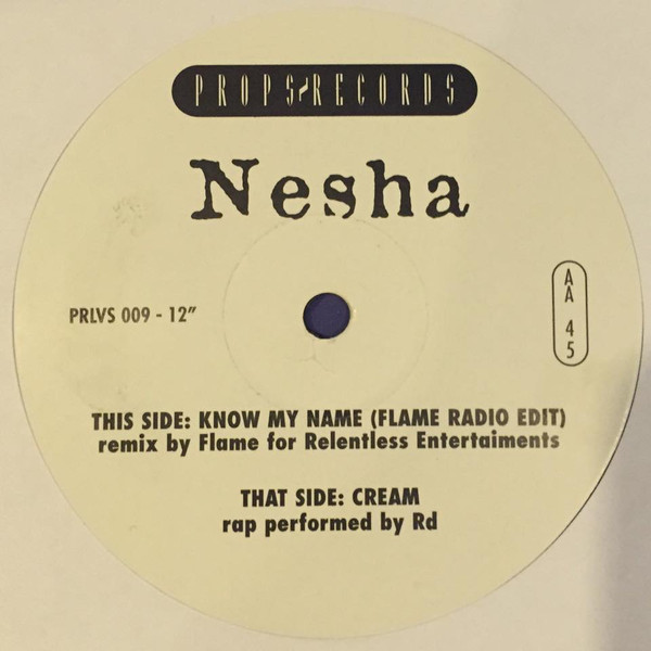 未使用 Nesha - Know My Name / Cream - 洋楽