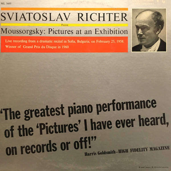 Pictures at an Exhibition The Masterworks Library Moussorgsky