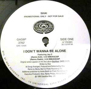 Shai – I Don't Wanna Be Alone (Remix) (1996, Vinyl) - Discogs