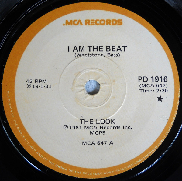 Valg tilskuer maskulinitet The Look – I Am The Beat (1981, Vinyl) - Discogs