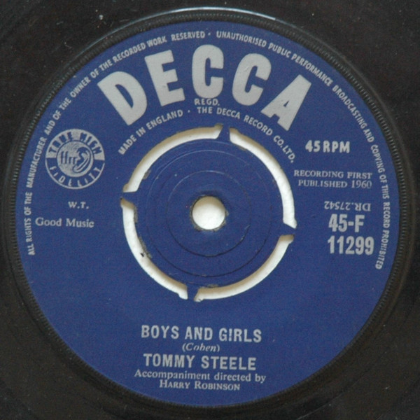 Album herunterladen Tommy Steele - Boys And Girls