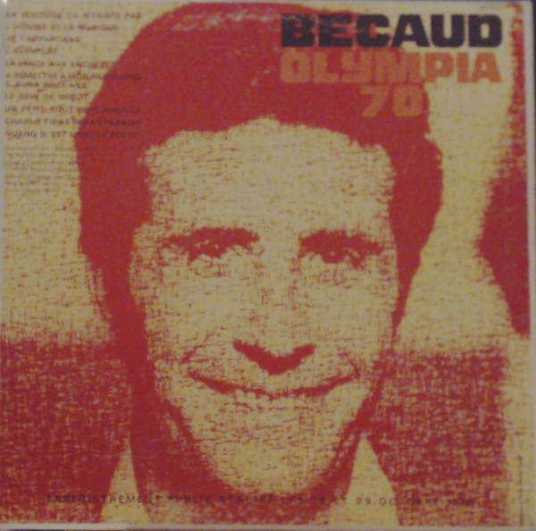 Gilbert Bécaud - Gilbert Bécaud Olympia 70 | Barclay (80101) - 2