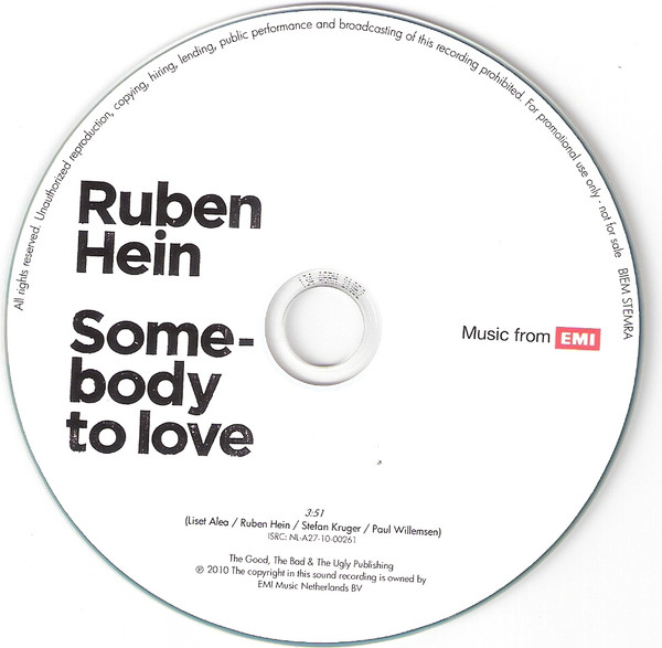 Album herunterladen Ruben Hein - Somebody To Love