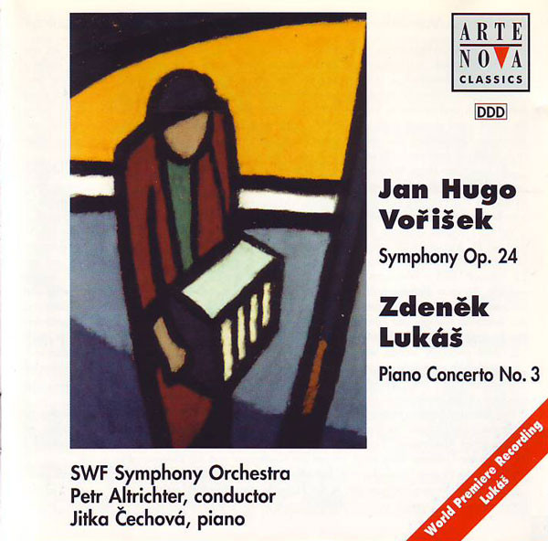 baixar álbum Jan Hugo Voříšek, Zdeněk Lukáš, SWF Symphony Orchestra, Petr Altrichter, Jitka Čechová - Symphony Op 24 Piano Concerto No 3