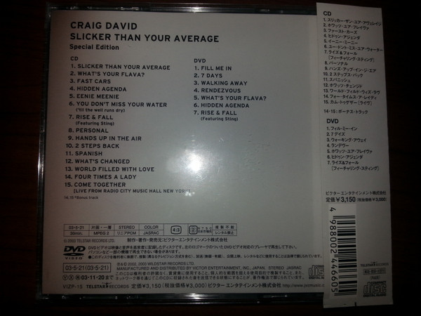 lataa albumi Craig David - Slicker Than Your Average