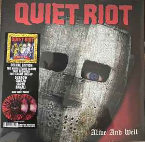 Quiet Riot – Alive And Well (2022, Red & Black Splatter, Vinyl