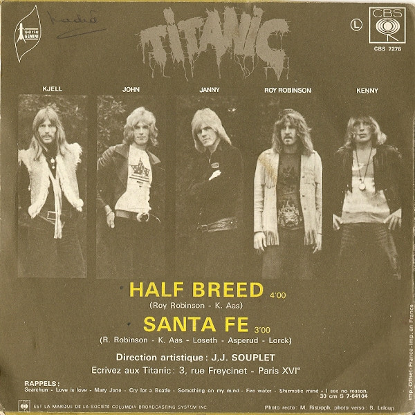ladda ner album Titanic - Half Breed Santa Fe
