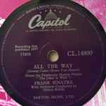 Cover of All The Way, 1957, Shellac