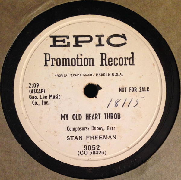 descargar álbum Stan Freeman - Poor Papa My Old Heart Throb