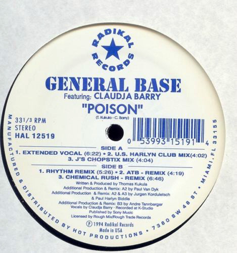 descargar álbum General Base Featuring Claudja Barry - Poison