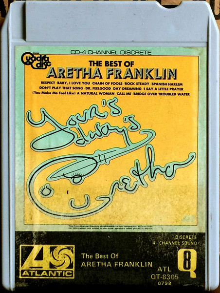 Aretha Franklin – The Best Of Aretha Franklin (1973, 8-Track