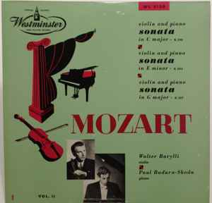 Mozart, Walter Barylli, Paul Badura-Skoda – Violin And Piano 
