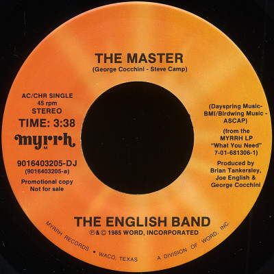 télécharger l'album The English Band - The Master The Joy Of The Lord