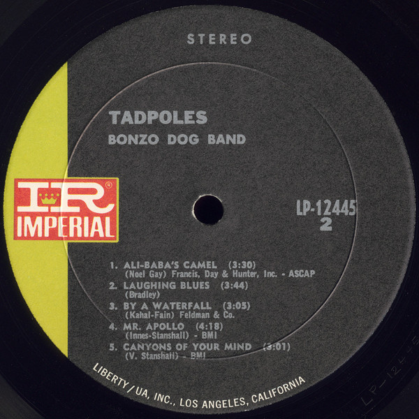 last ned album Bonzo Dog Band - Tadpoles