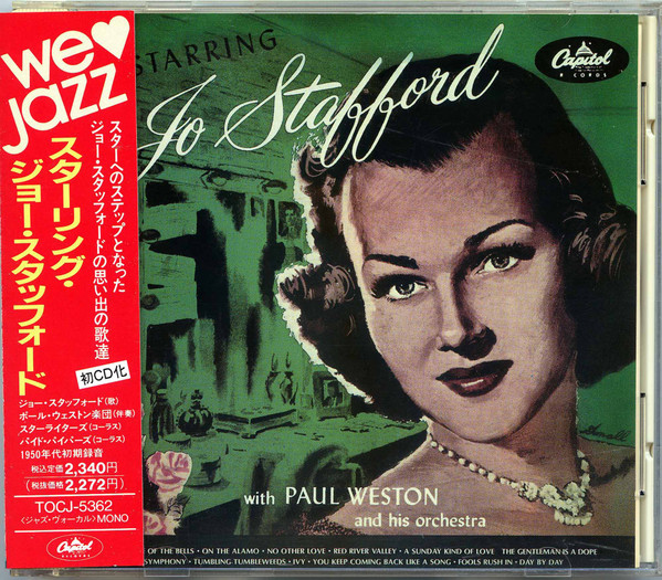 Jo Stafford With Paul Weston And His Orchestra - Starring Jo