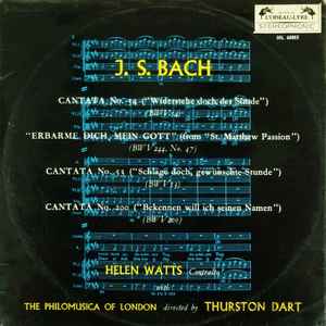 Johann Sebastian Bach - Bach Cantatas, Etc.  album cover
