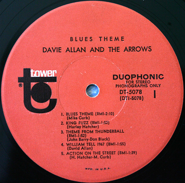 ladda ner album Davie Allan & The Arrows - Blues Theme