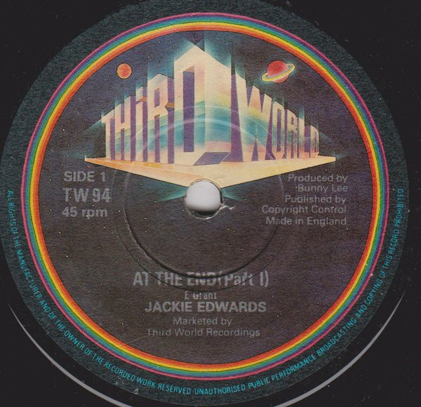 Jackie Edwards – At The End (Vinyl) - Discogs