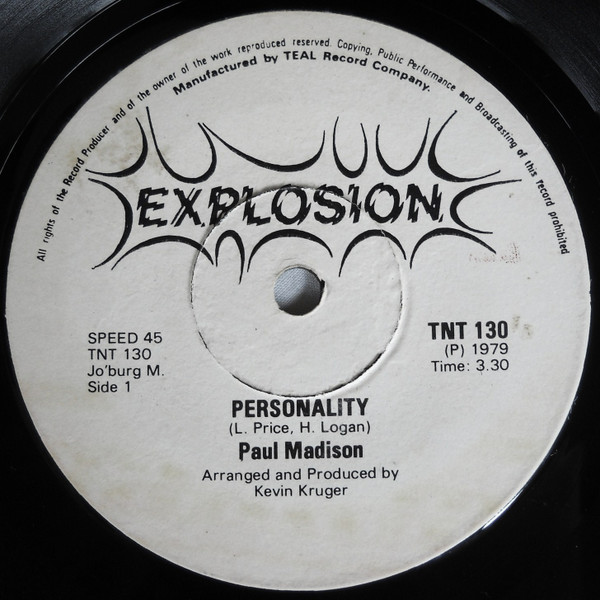 Album herunterladen Paul Madison - Personality