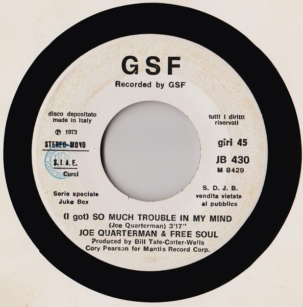 baixar álbum Joe Quarterman & Free Soul Echoes Of - I Got So Much Trouble In My Mind Echoes Of Jerusalem