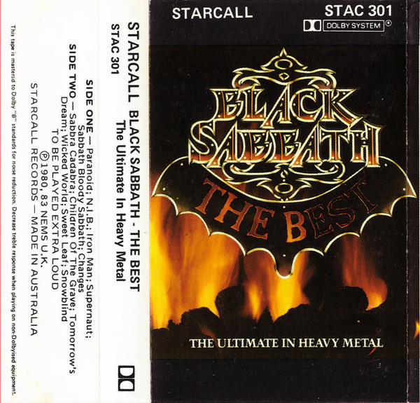 Black Sabbath – The Best - The Ultimate In Heavy Metal (1983 