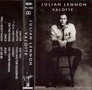 Julian Lennon – Valotte (1984, Cassette) - Discogs