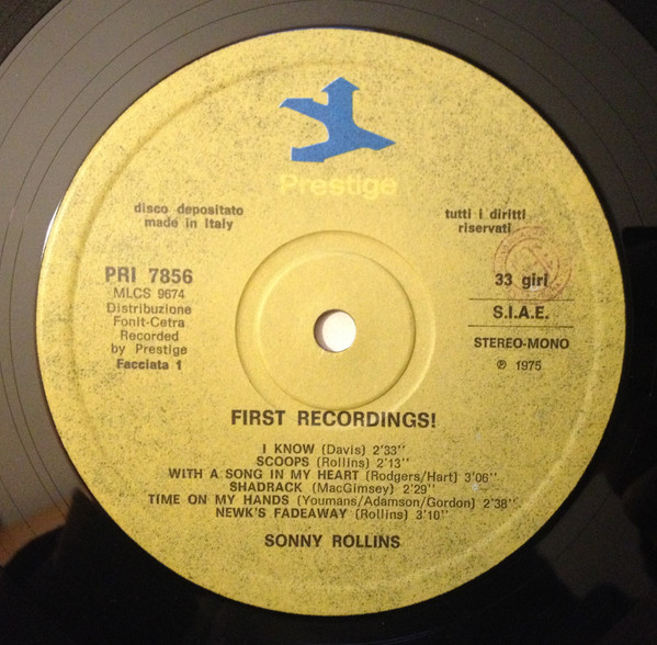 descargar álbum Sonny Rollins - First Recordings