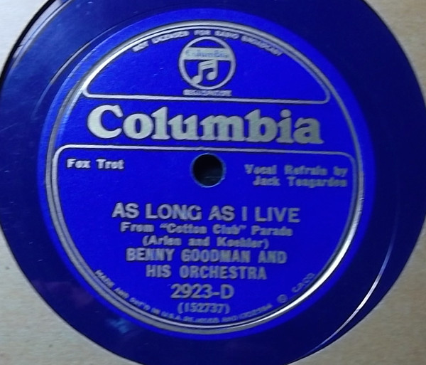 last ned album Benny Goodman & His Orchestra - I Aint Lazy Im Just Dreamin As Long As I Live