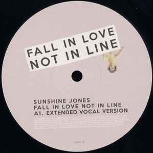 Sunshine Jones - Fall In Love Not In Line album cover