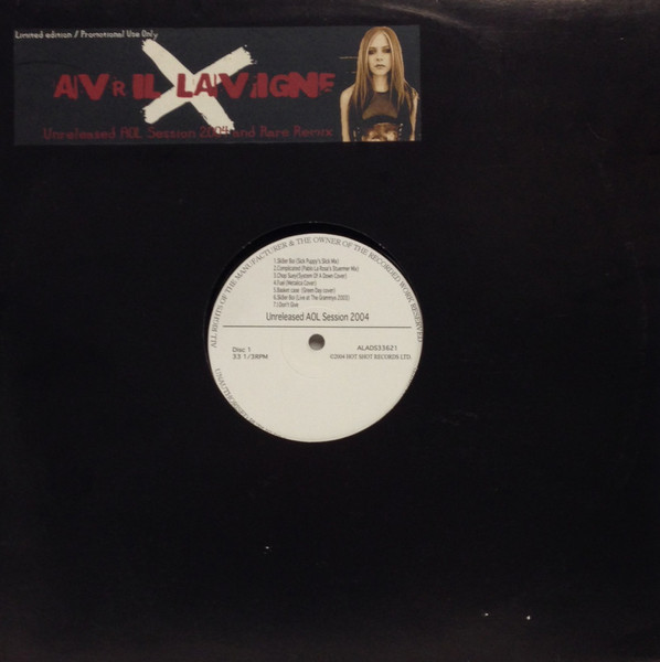 Avril Lavigne – Unreleased Aol Session 2004 And Rare Remix (2004