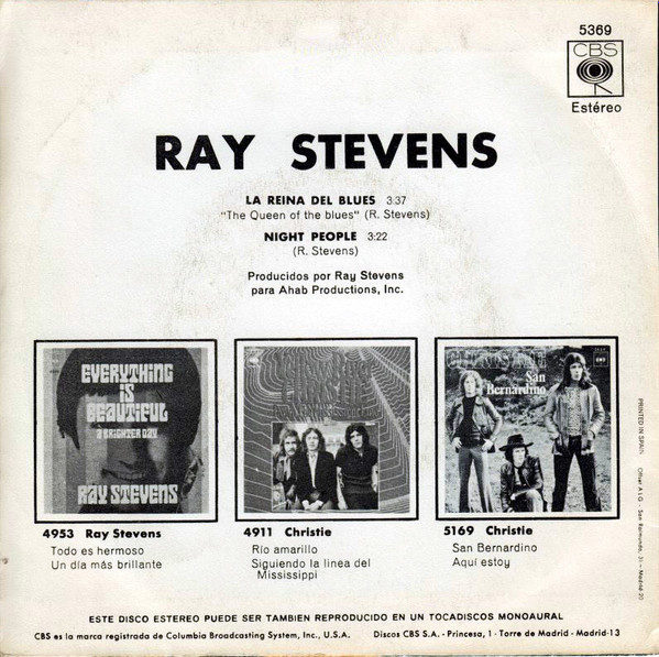 télécharger l'album Ray Stevens - La Reina Del Blues