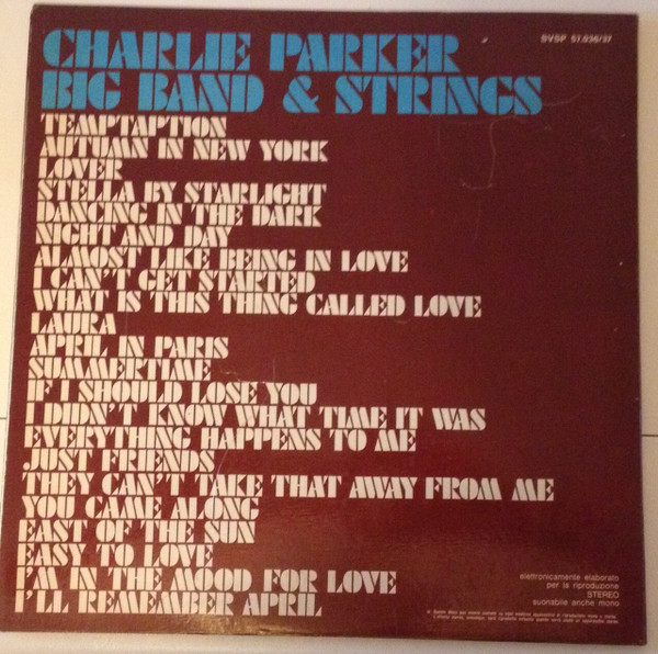 baixar álbum Charlie Parker - Big Band Strings